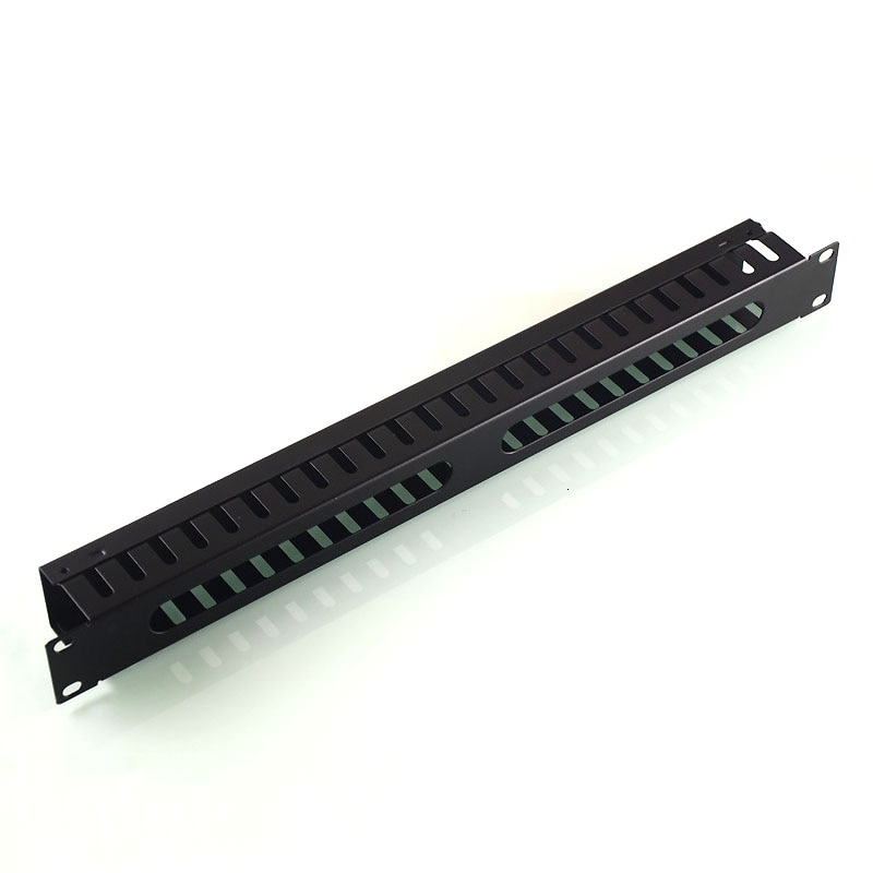 SONOVO Quality thickened 19-inch 1U standard cabinet 25-port telephone cable management fiber rack