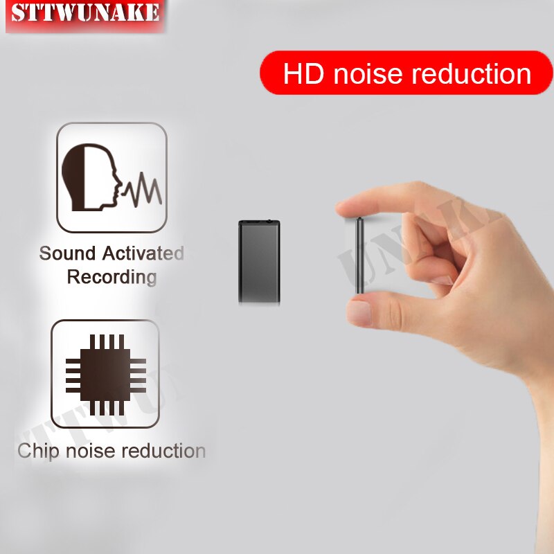 STTWUNAKE voice recorder mini activated recording dictaphone micro audio sound digital flash drive secret record