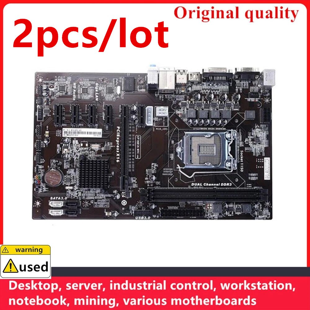 H81 BTC PRO motherboard 6GPU 6PCI-E 6 graphics H81A-BTC B250 MINING EXPERT motherboard LGA 1150 H81 BTC TB85 mining motherboard