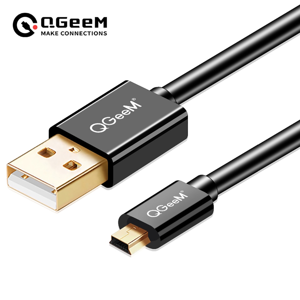 Mini USB Cable Mini USB to USB Fast Data Charger Cable for Cellular Phones MP3 MP4 Player GPS Digital Camera HDD Mini USB