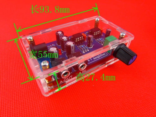 Portable Headphone Amplifier Board Kit AMP Module Kit For Classic 47 DIY +case