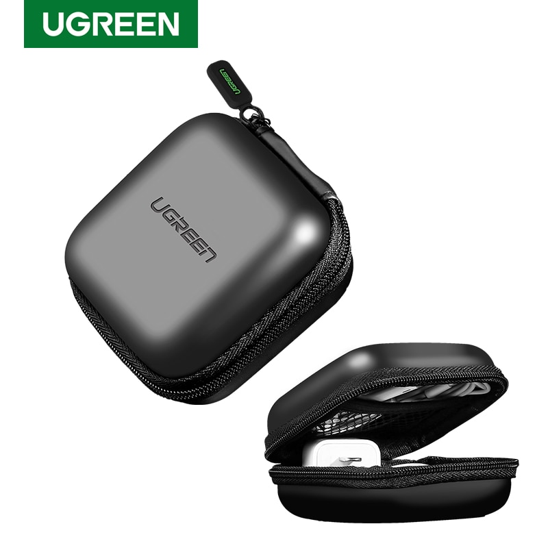 UGREEN Earphone Case Hard Headphone Bag For Airpods Earpods Sennheiser Ear Pads Wireless Bluetooth Earphone Accessories