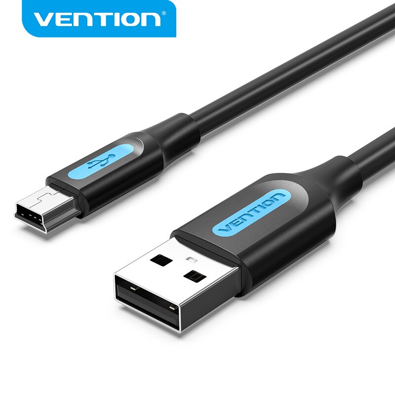 Vention Mini USB Cable Fast Charging USB to Mini USB Data Cable for Digital Camera HDD MP3 MP4 Player DVR GPS Mini USB 2.0 Cable