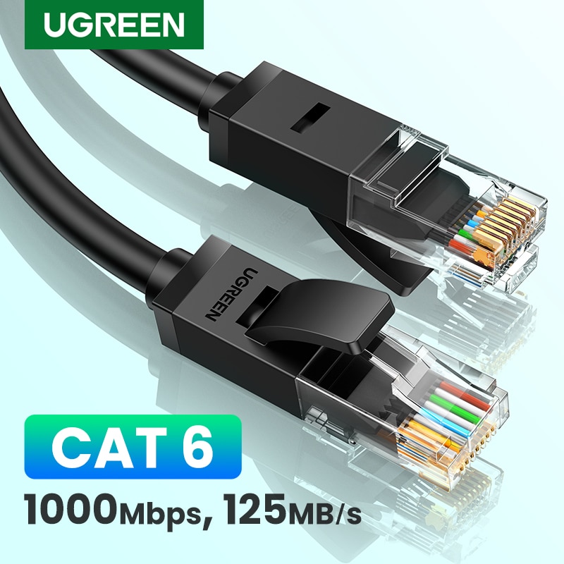 UGREEN Ethernet Cable Cat6 Gigabit High Speed 1000Mbps Internet Cable RJ45 Shielded Network LAN Cord for PC PS5 PS4 PS3 Xbox