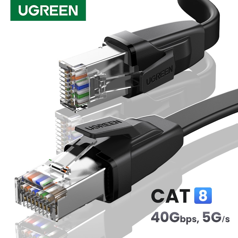 UGREEN Cat8 Ethernet Cable 40Gbps RJ 45 Network Cable Lan RJ45 Patch Cord for PS4 Laptop PC PS 4 Router Cat 8 Cable Ethernet