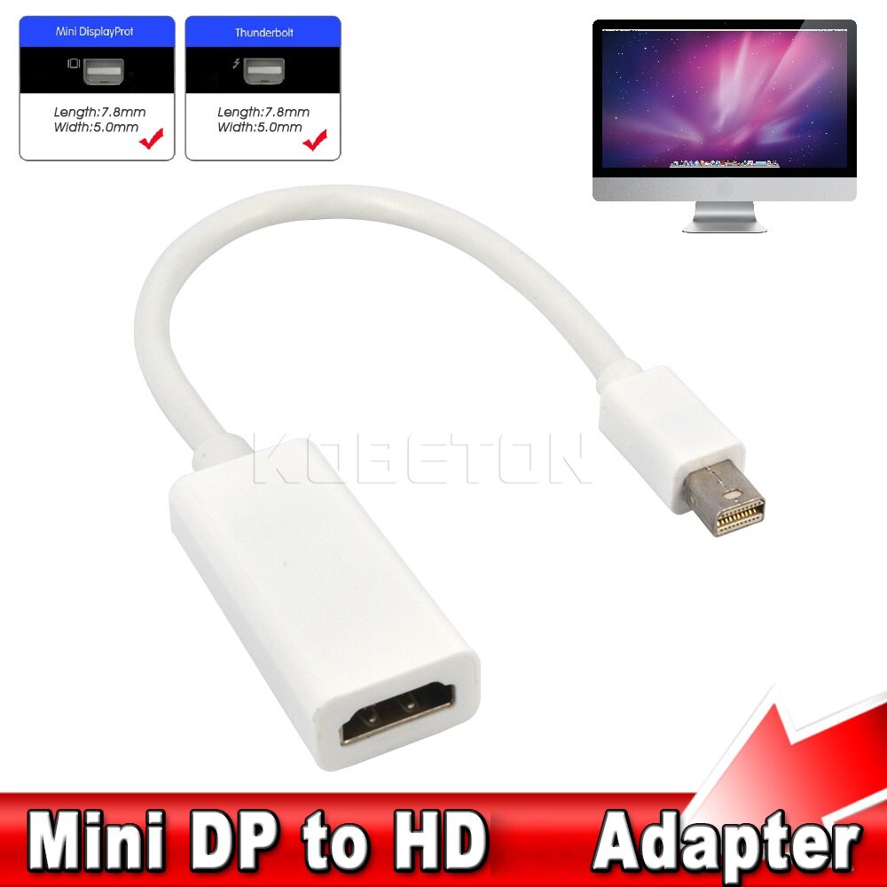 DP to HDMI-compatible Cable Adapter Male To Female For HP/DELL Laptop PC Display Port to 1080P HDMI-compatible Cord Converter