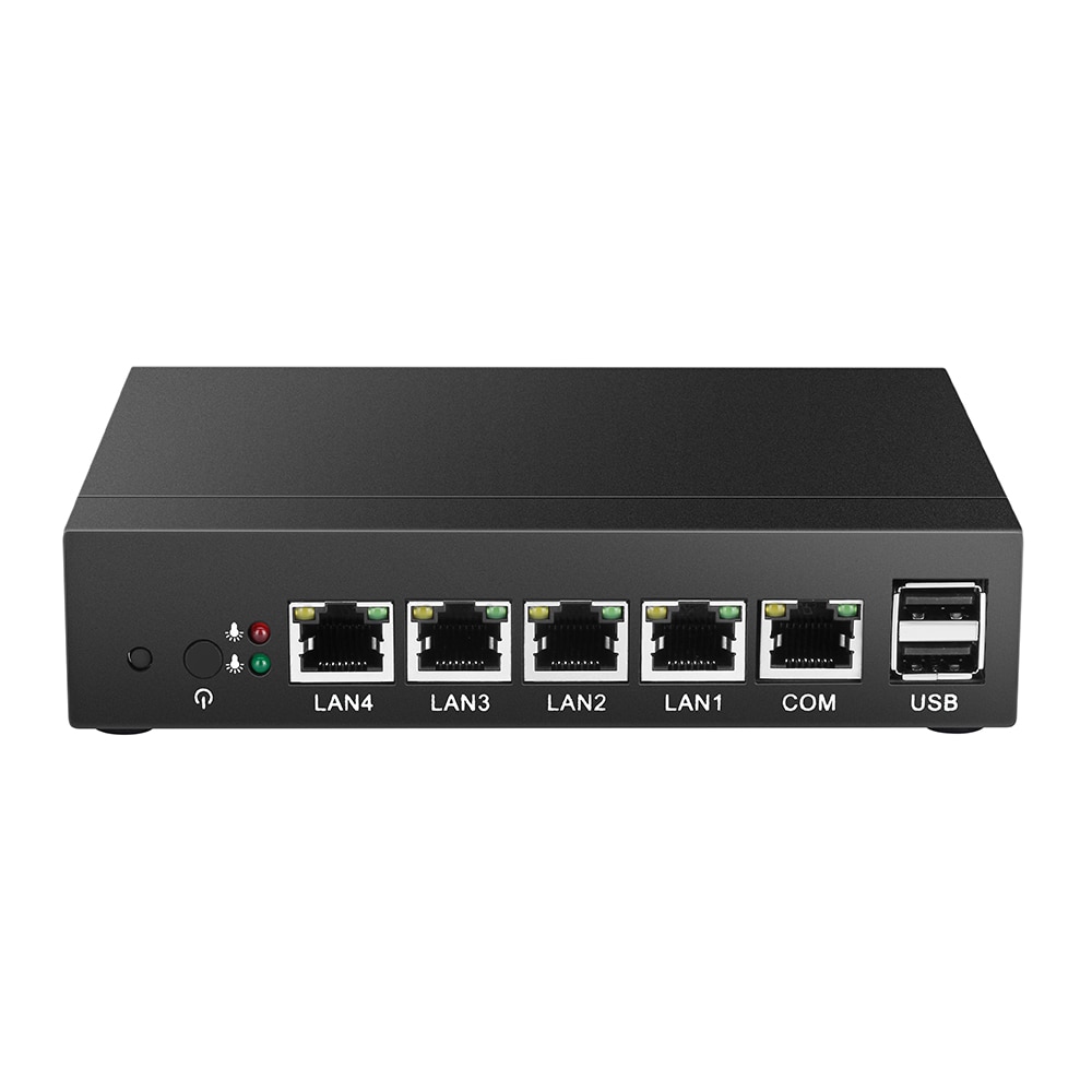 Mini PC Intel Celeron J1900 Firewall Router 4 LAN Intel i211AT Gigabit Ethernet VGA 2xUSB Support Pfsense Linux