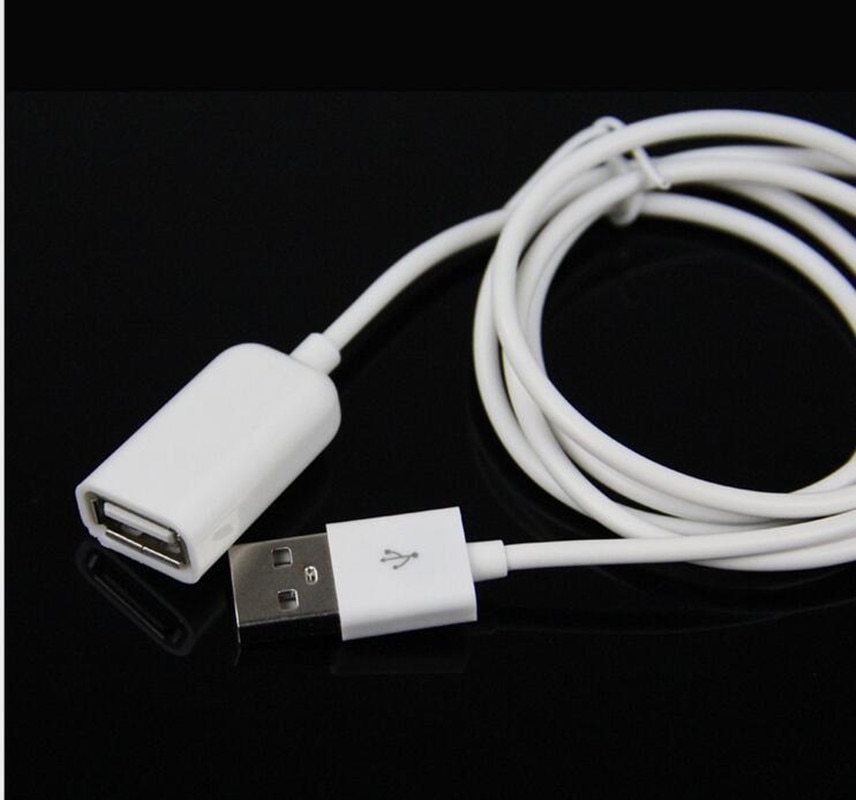 1pcs USB 2.0 Male to Female Extension Data 50cm 1M Extender Charge Extra Cable for iPhone 4 5 6 Plus For Samsung S6 Note4