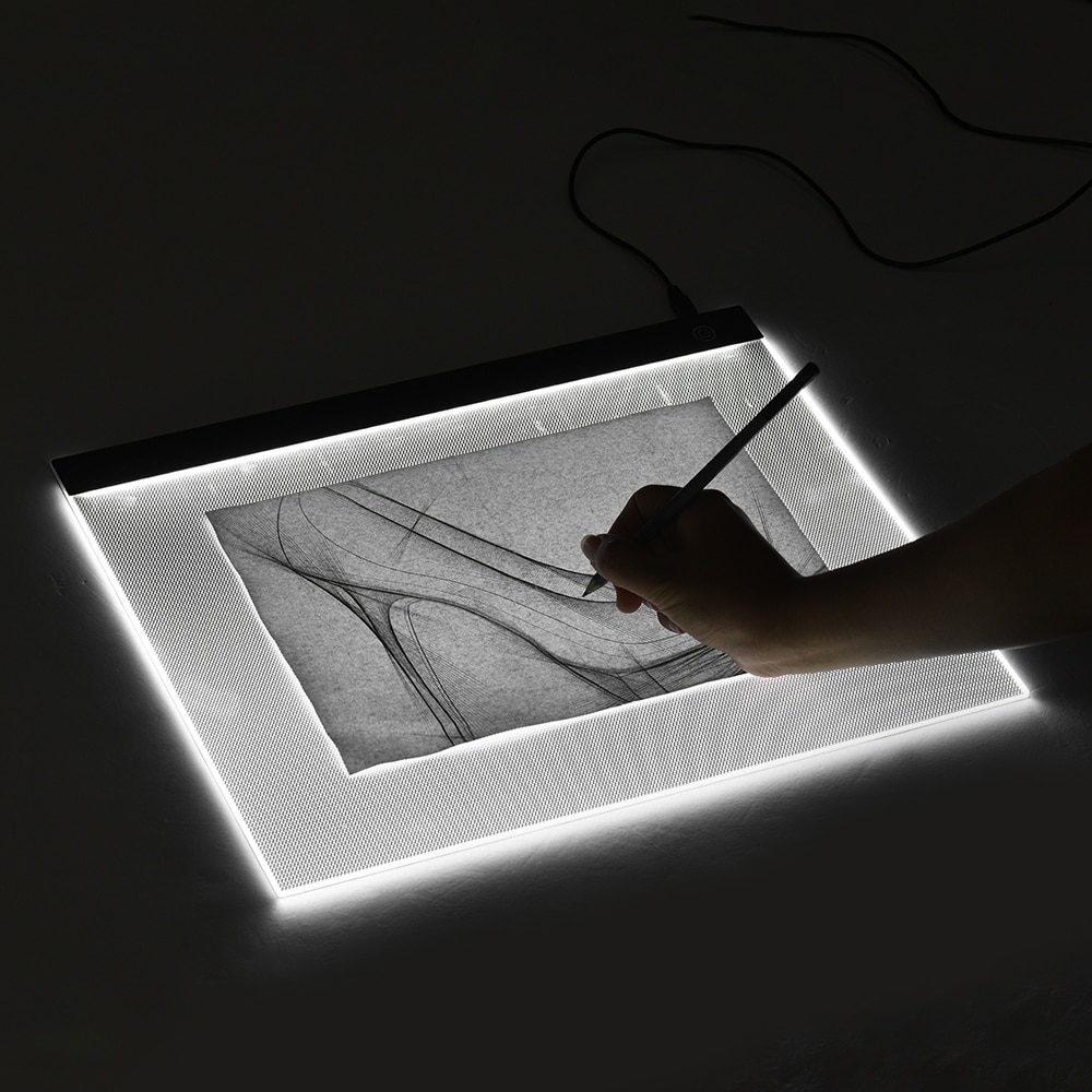 Aibecy A3 Light Box LED Tracing Light Pad Stepless Dimming Drawing Tablet Eye-protecting Pad for Painting Sketching Animation