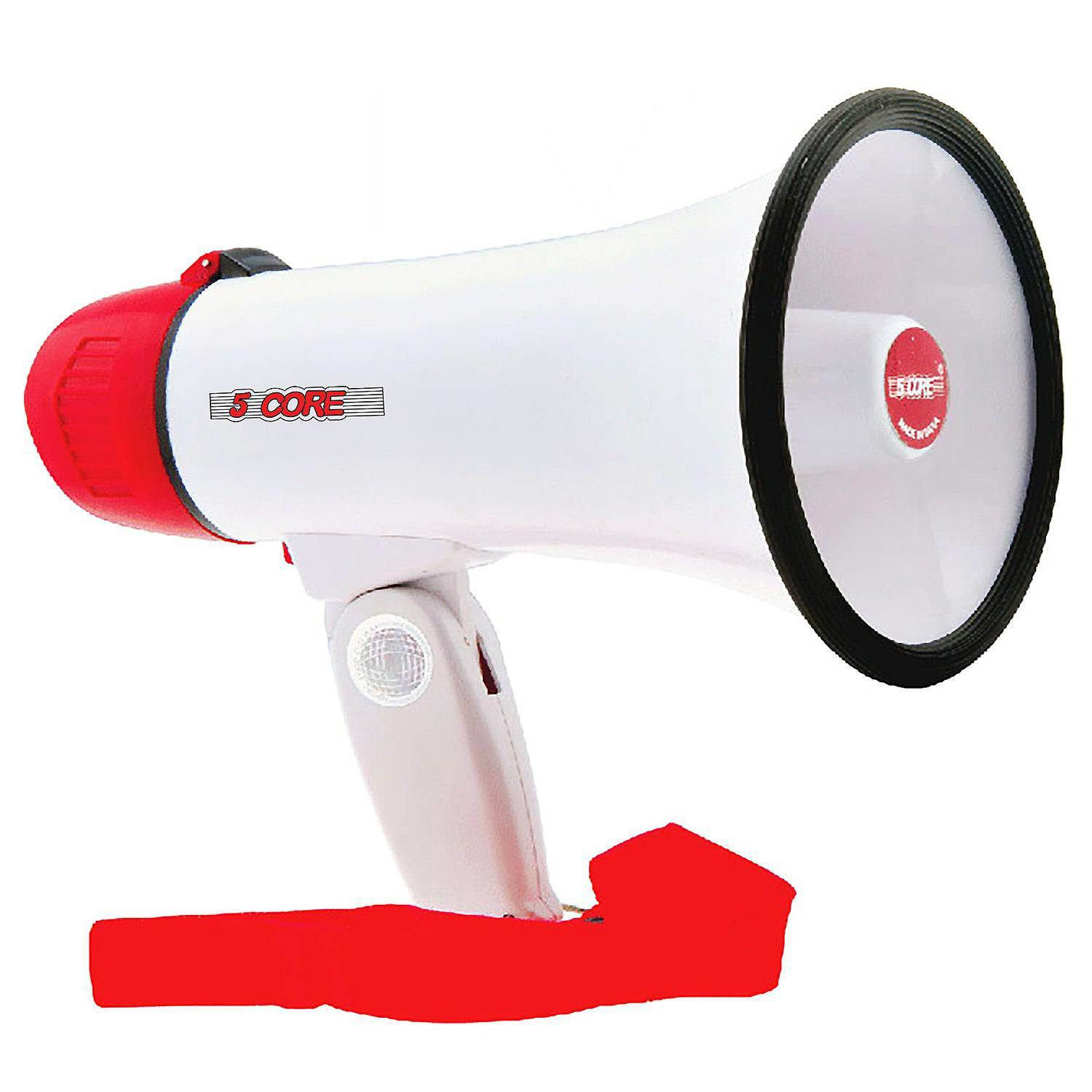 Megaphone Speakers Blow Horn Pro Loud Speaker Bullhorn Handheld Siren Voice Recording 6R