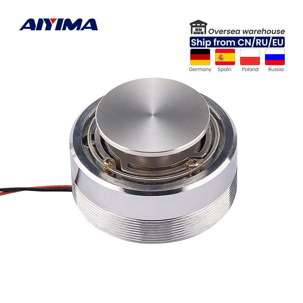 AIYIMA Audio Portable Speakers 25W/20W 4 Ohm/8 Ohm 44/50MM Full Range Vibration Speaker Altavoz Portatil Resonance Bass Speaker