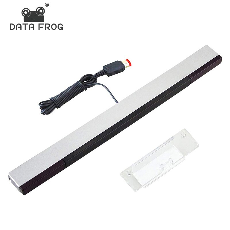 Data Frog 1Pcs Wired Infrared Singal Ray Movement Sensor Bar Receiver For Nintendo Wii/Wii U Game Console Gun Support 4 Players