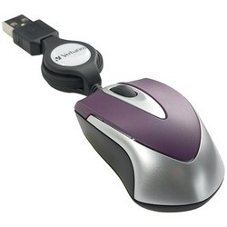 Verbatim Optical Mini Travel Mouse (purple)