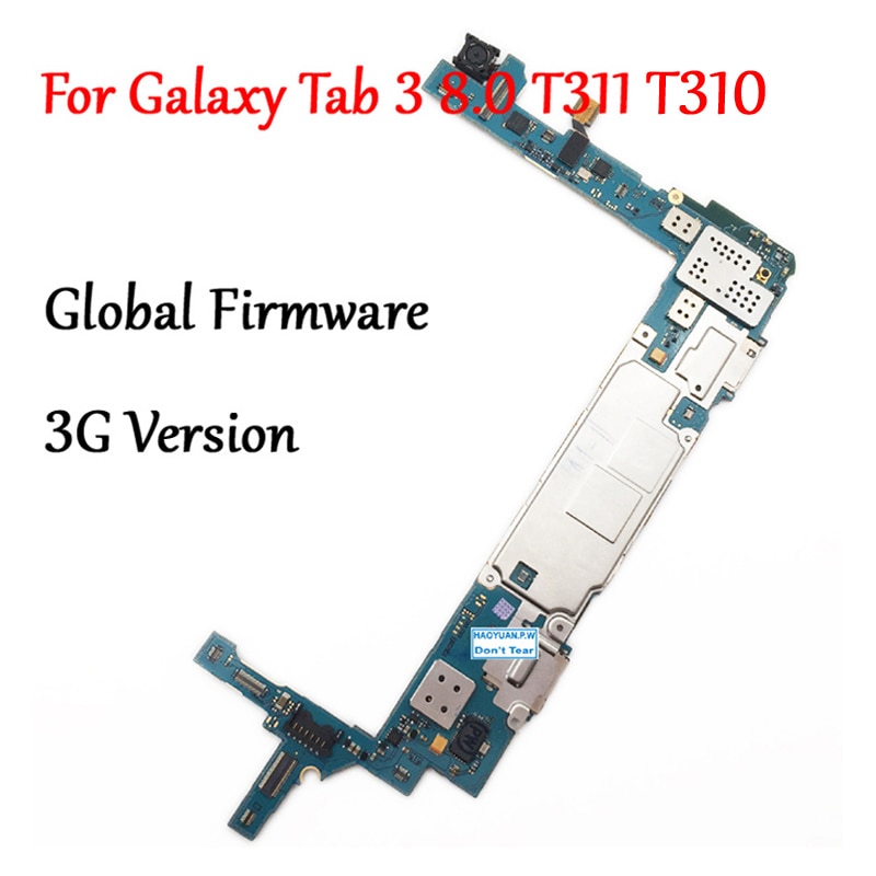 RU EU Global Firmware Tested Full Work Unlock Motherboard For Samsung Galaxy Tab 3 8.0 T310 T311 T315 Circuit Electronic Panel