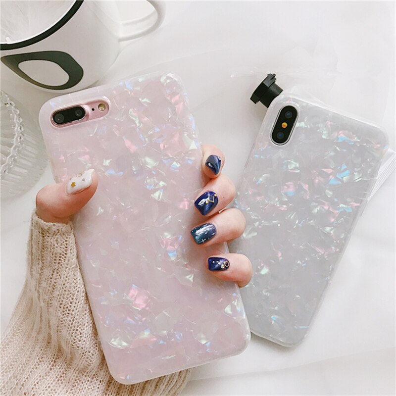 Luxury Glitter Candy Bling Silicone Clear Soft Phone Case For Samsung Galaxy S20 S7 Edge S8 S9 S10 Plus Note 10 for iphone 8 X 6