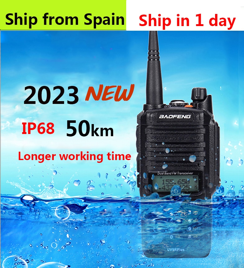 2023 10W Baofeng UV 9R plus 40 km walkie talkie for hunting 50 km hf transceiver vhf uhf ham radio long range CB radio station