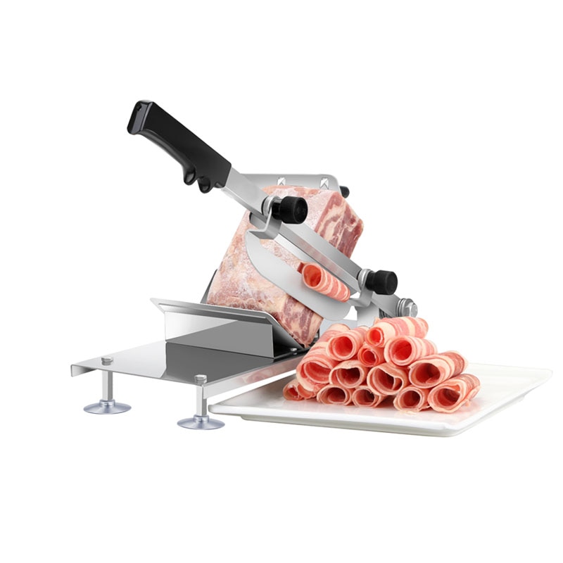 Automatic Feed Meat Lamb Slicer Home  Meat Machine Commercial Fat Cattle Mutton Roll Frozen Meat Grinder Planing Machine