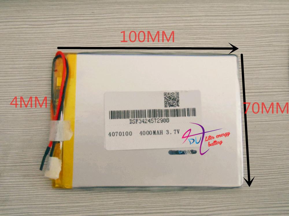 best battery brand 3.7V 4000MAH 4070100 tablet battery with protection board For MID 7inch Tablet PC