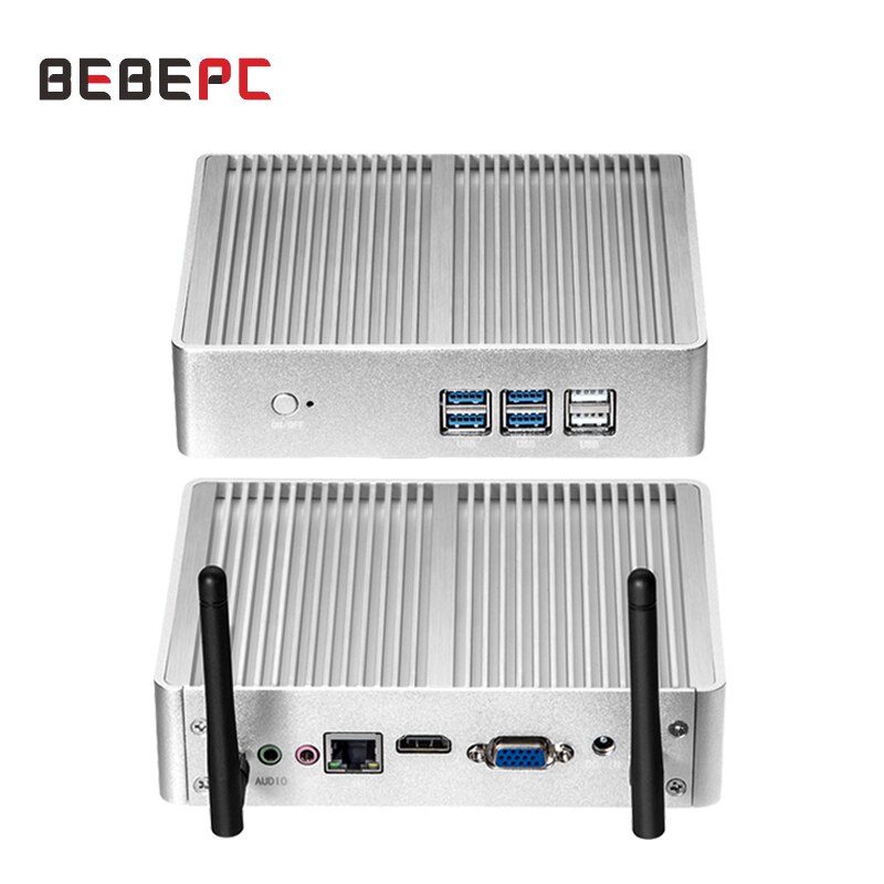 Bebepc Fanless Mini Pc Intel Core I U I U Windows Hd Vga Dual Display K Htpc