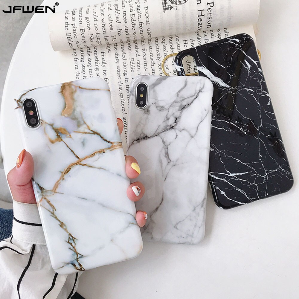 Marble Silicone Phone Case For iphone 13 12 SE 2020 11 Pro XS Max X XR 7 8 Plus Case Soft TPU Luxury Glossy Back Cover