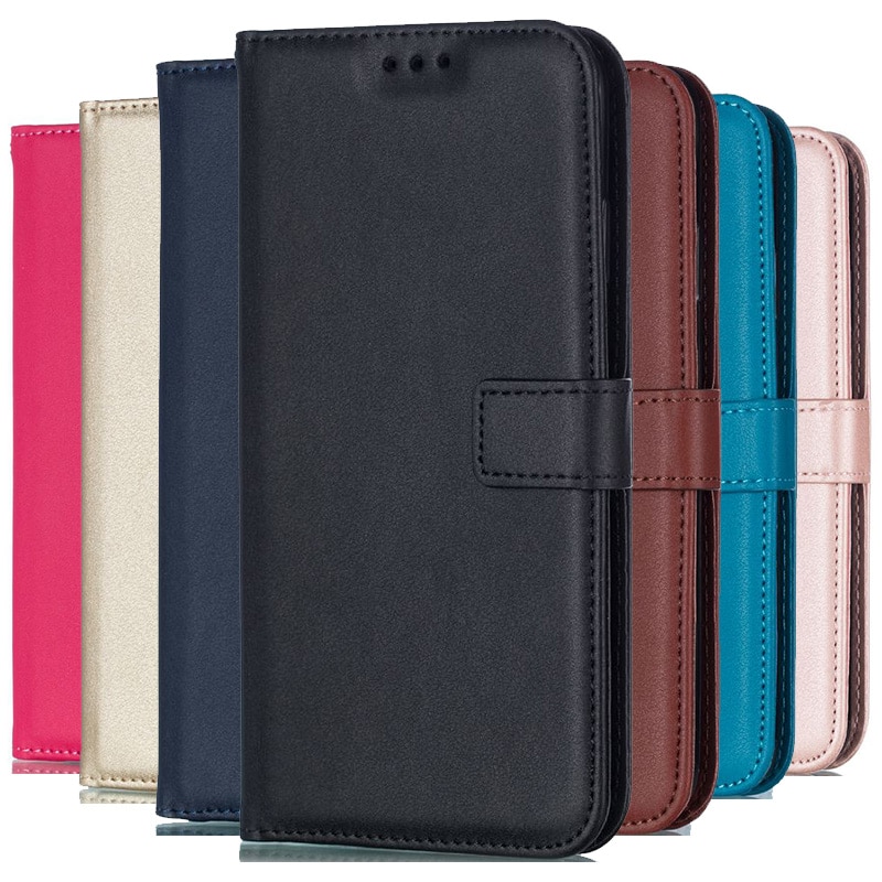 Solid Color Leather Wallet Case For iPhone 14 XS MAX X XR 5 5S SE 2020 4 4S 6 6S Plus 7 8 11 Pro 12 mini 13 Flip Cover Card Slot