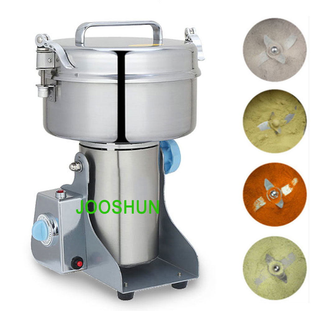2000g Electric Grain Grinder Machine High Speed Swing Type 4100W Mill Powder Machine for Grinding Various Grains Spice Herb