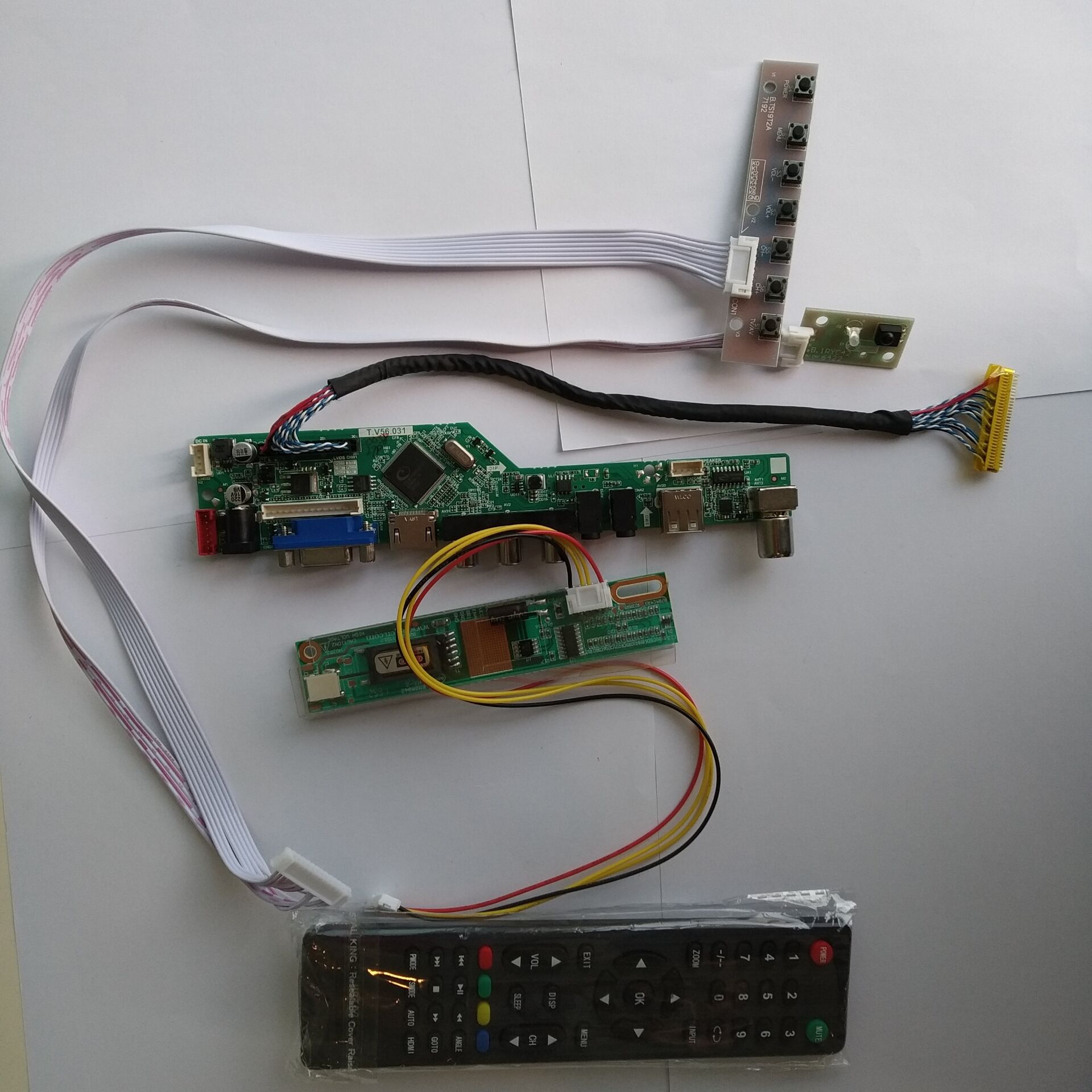 TV controller board for B154EW02 V1/V2/V3/V4/V7/V0/V0/V6 15.4