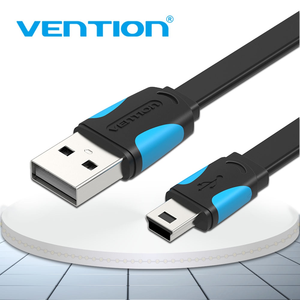 Vention Mini USB Cable Mini USB to USB Fast Charging Data Cable For Cellular Phone Digital Camera HDD MP3 MP4 Player Tablets GPS