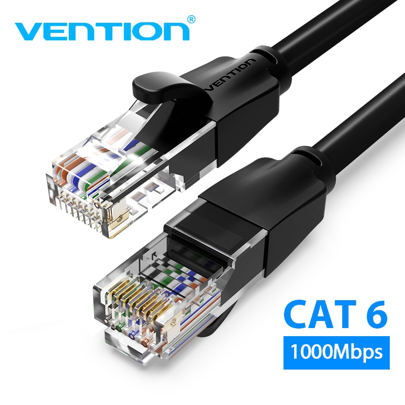 Vention Ethernet Cable Cat6 A Lan Cable UTP RJ45 Network Patch Cable 5m 40m For PS PC Computer Modem Router Cat 6 Cable Ethernet