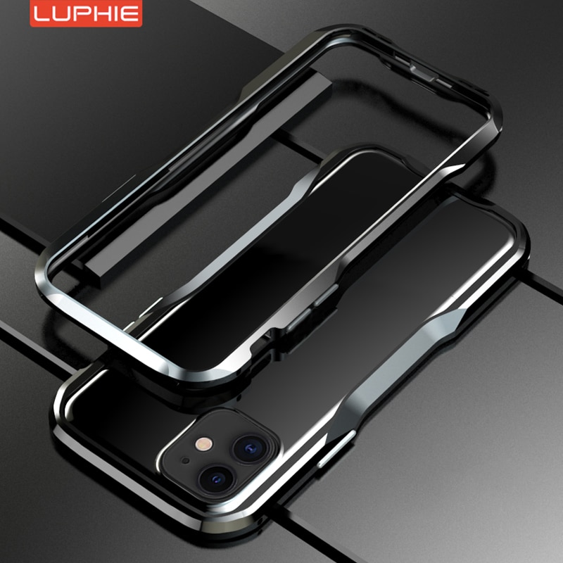 New Version Luphie Aluminum Metal Armor Bumper Frame Man's Case Cover For IPhone 11 PRO Max X XS XR 6 6s 7 8 Plus case
