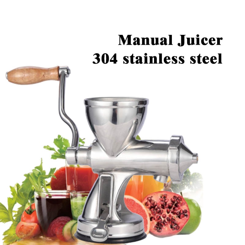Stainless Steel wheat grass juicer Auger Slow squeezer Fruit Wheat Grass Vegetable orange juice press extractor